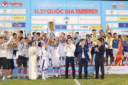 Hà Nội lần thứ 5 vô địch Giải bóng đá U.21 quốc gia