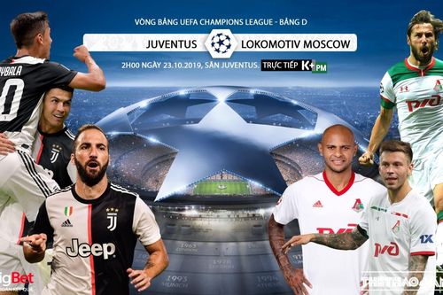 Soi kèo bóng đá: Juventus đấu với Lokomotiv (2h00 ngày 23/10). Trực tiếp K+, K+PM, K+PC