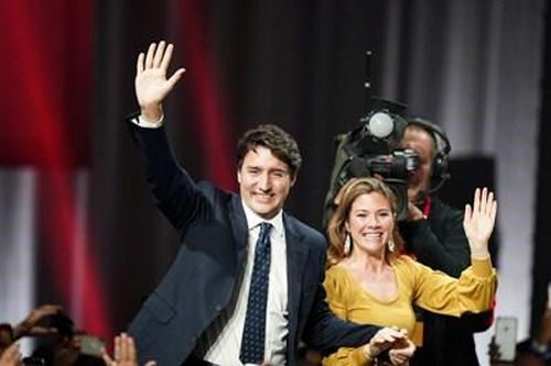 Đảng Tự do của Thủ tướng Justin Trudeau giành chiến thắng