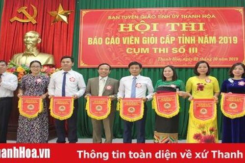 Chung kết Hội thi Báo cáo viên giỏi cấp tỉnh, cụm số 3
