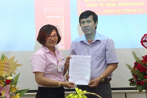 Thành lập Chi bộ Công ty hữu hạn kim loại Shengbang