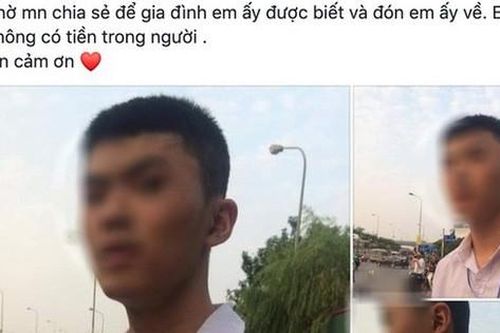Nam sinh Nghệ An đi xe máy 200km ra Hà Nội tìm bạn gái quen qua mạng nhưng bị lạc đường không thể trở về