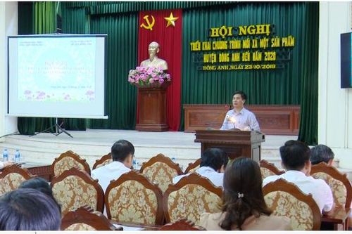 Đông Anh thông tin sâu rộng Chương trình 'Mỗi xã một sản phẩm'