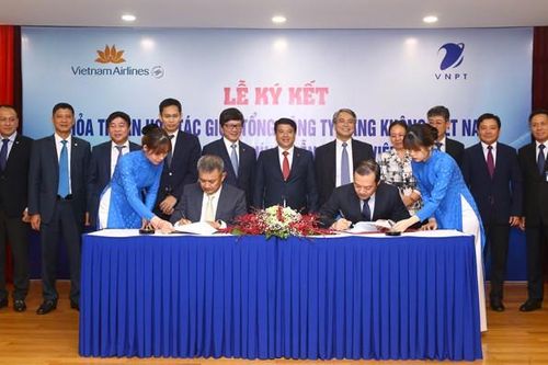VNPT và Tổng công ty Hàng không Việt Nam ký hợp tác chiến lược