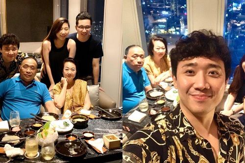 Trấn Thành nói lý do Hari Won vắng mặt trong tiệc sinh nhật mẹ chồng
