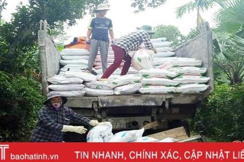 Hội Nông dân Hà Tĩnh kết nối cung ứng 3.500 tấn phân bón chậm trả cho hội viên