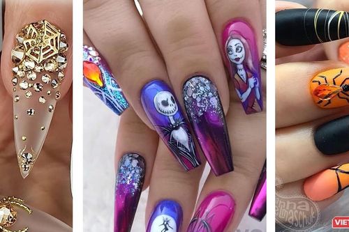 20 kiểu vẽ móng cực ma mị đón Halloween