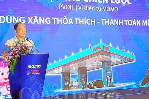 PVOIL và COMECO triển khai phương thức thanh toán điện tử bằng ứng dụng ví MoMo