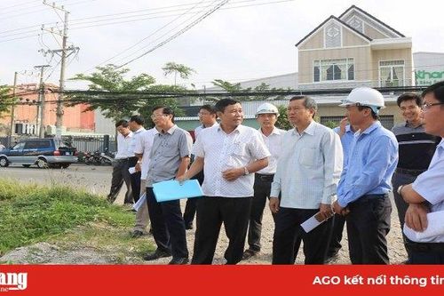 Kiểm tra tiến độ thực hiện một số công trình giao thông trọng điểm