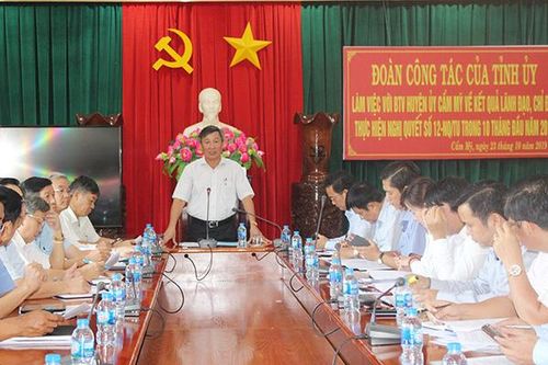 Tập trung lãnh đạo hoàn thành các mục tiêu nghị quyết