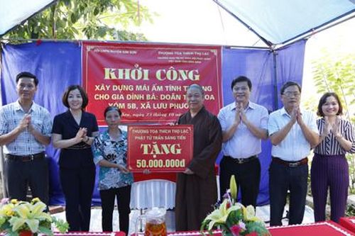 Khởi công xây dựng nhà 'Mái ấm tình thương' cho phụ nữ nghèo