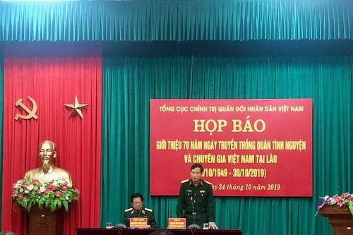 Tổ chức kỷ niệm 70 năm truyền thống quân tình nguyện, chuyên gia VN tại Lào