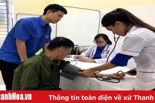 TP Sầm Sơn: 550 người được khám bệnh, cấp phát thuốc miễn phí