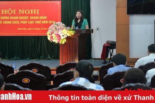 Tuyên dương doanh nghiệp, doanh nhân thực hiện tốt chính sách, pháp luật thuế năm 2018