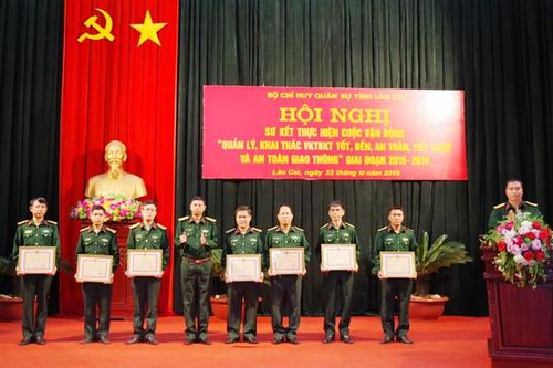 Bộ CHQS tỉnh: 20 tập thể, cá nhân có thành tích xuất sắc trong Cuộc vận động 50