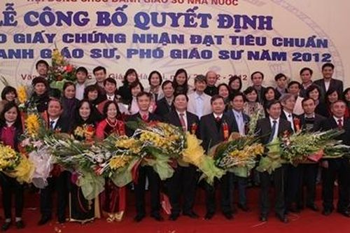 488 ứng viên được đề nghị xét tiêu chuẩn chức danh GS, PGS năm 2019