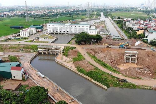 Hà Nội thông tin về 2 dự án trọng điểm tiêu thoát nước