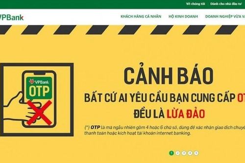 Cảnh báo lừa đảo mạo danh ngân hàng VPBank