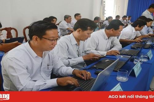Tịnh Biên với mô hình 'Phòng họp không giấy'