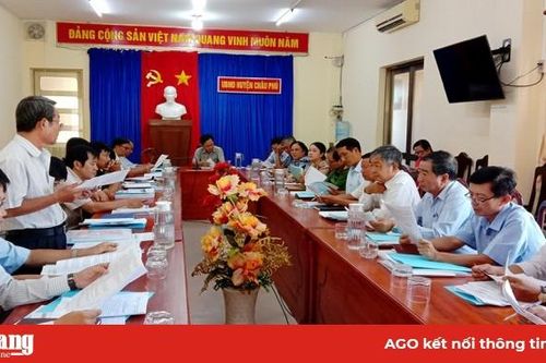 Thẩm định kết quả xây dựng nông thôn mới xã Ô Long Vĩ