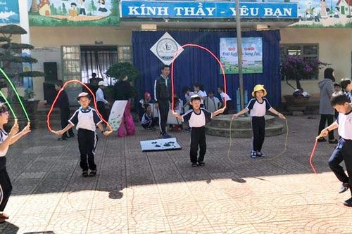 Hào hứng với giờ ra chơi trải nghiệm sáng tạo
