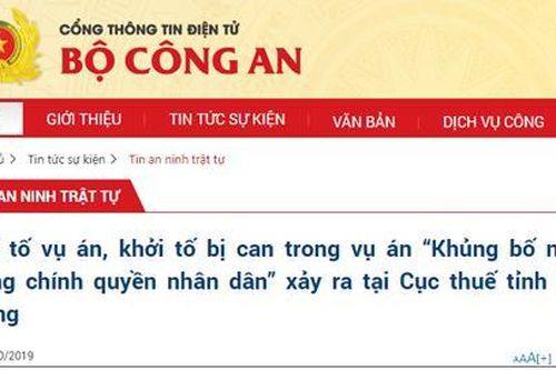 Khởi tố bị can gây vụ nổ ở Cục Thuế Bình Dương