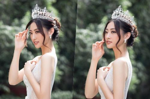 Gần ngày thi Miss World, Lương Thùy Linh đội vương miện xinh như 'nàng thơ' hớp hồn fan