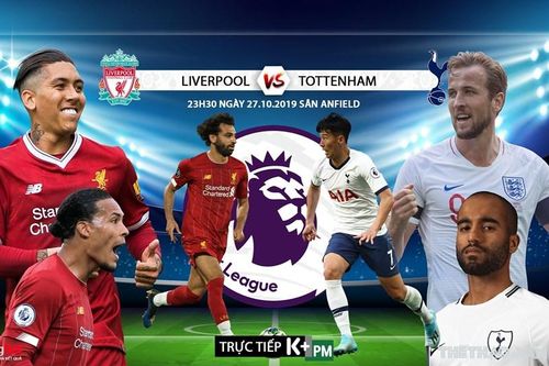 Kèo Liverpool vs Tottenham. Trực tiếp bóng đá Liverpool đấu với Tottenham. K+, K+PM, K+PC. Ngoại hạng Anh