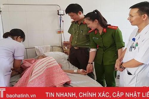 Chuyện những chiến sĩ công an Hà Tĩnh hiến máu cứu người lúc nguy cấp