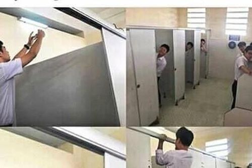 Cứ vào tiết lại tranh nhau xin ra ngoài, cô giáo bất lực hỏi 'giờ ra chơi sao không đi', nhưng biết được lý do ai cũng gật gù