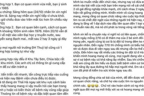 Không có chuyện bệnh viêm cơ tim có thể lây truyền thành dịch
