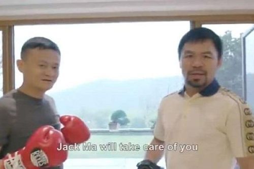 Pacquiao và tỷ phú Jack Ma gửi lời thách đấu trực tiếp tới Mayweather