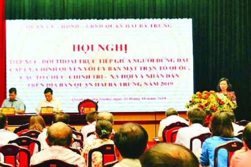 Giải quyết kiến nghị của người dân từ cơ sở