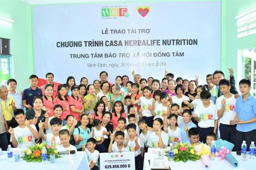 Quỹ Herbalife Nutrition hỗ trợ dinh dưỡng năm thứ 7 cho trẻ tại Trung tâm Đồng Tâm