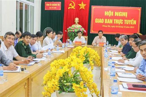Giao ban trực tuyến công tác tổ chức xây dựng Đảng