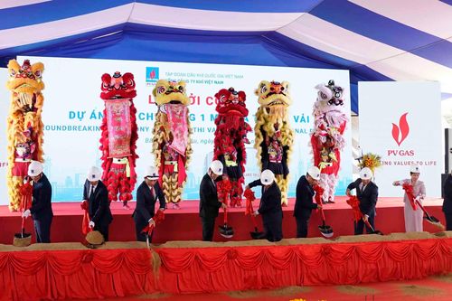 Khởi công xây dựng công trình Kho chứa LNG Thị Vải