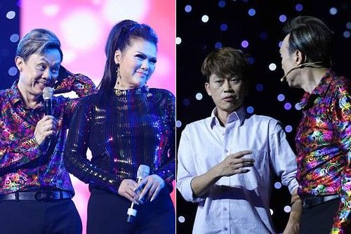 Hoài Linh nán lại đến cuối liveshow, giúp Chí Tài tỏ tình với vợ