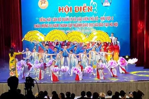 Hội diễn văn nghệ đặc sắc của giáo viên Thủ đô