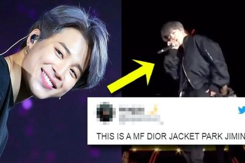 Choáng với cảnh Jimin BTS ném chiếc áo Dior đắt tiền xuống sân khấu cho ARMY