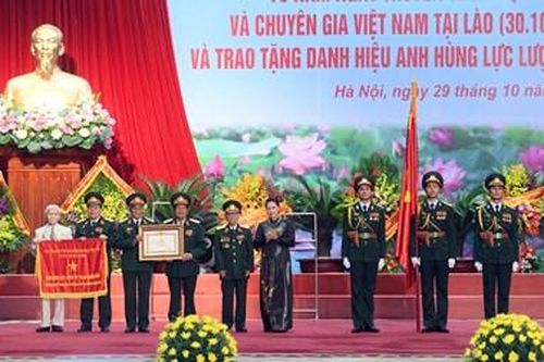 Tổ chức trọng thể Lễ kỷ niệm 70 năm Ngày truyền thống Quân tình nguyện và Chuyên gia Việt Nam tại Lào và trao tặng danh hiệu Anh hùng LLVT nhân dân