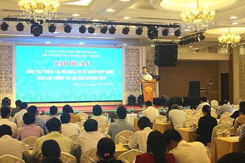 Tập huấn thông tin đối ngoại và kỹ năng phát ngôn, cung cấp thông tin cho báo chí