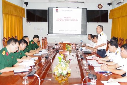 Học viện Chính trị kiểm tra học viên liên kết đào tạo tại Học viện Hải quân