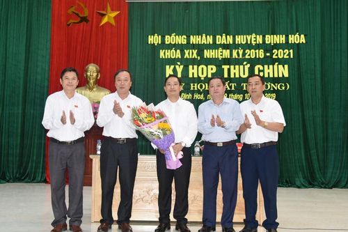 HĐND huyện Định Hóa: Kiện toàn chức danh Phó Chủ tịch UBND huyện