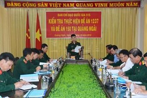 Kiểm tra công tác tìm kiếm, quy tập, xác định danh tính hài cốt liệt sĩ tại Quảng Ngãi