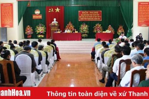 Đại biểu HĐND tỉnh tiếp xúc cử tri huyện Thạch Thành
