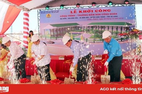 Khởi công xây dựng Trường mầm non Công đoàn