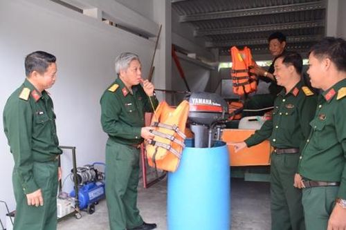 Bộ Chỉ huy Quân sự tỉnh kiểm tra công tác phòng chống bão tại các đơn vị
