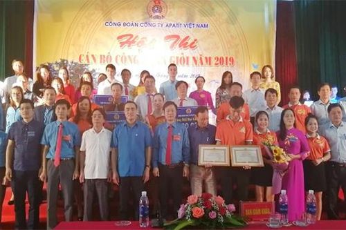 Công ty Apatit Việt Nam tổ chức hội thi 'Cán bộ công đoàn giỏi' năm 2019