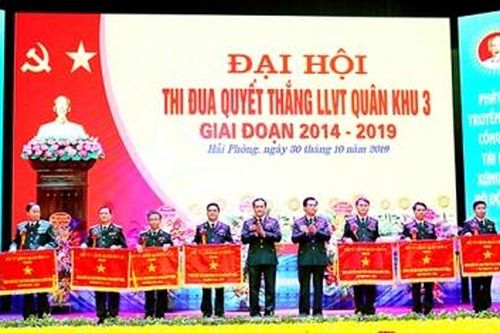 Đại hội Thi đua Quyết thắng LLVT Quân khu 3 giai đoạn 2014 - 2019