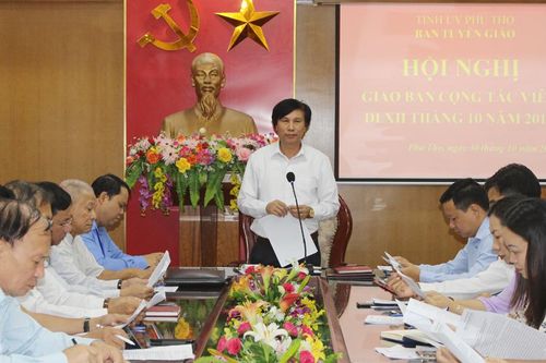 Giao ban cộng tác viên dư luận xã hội tháng 10